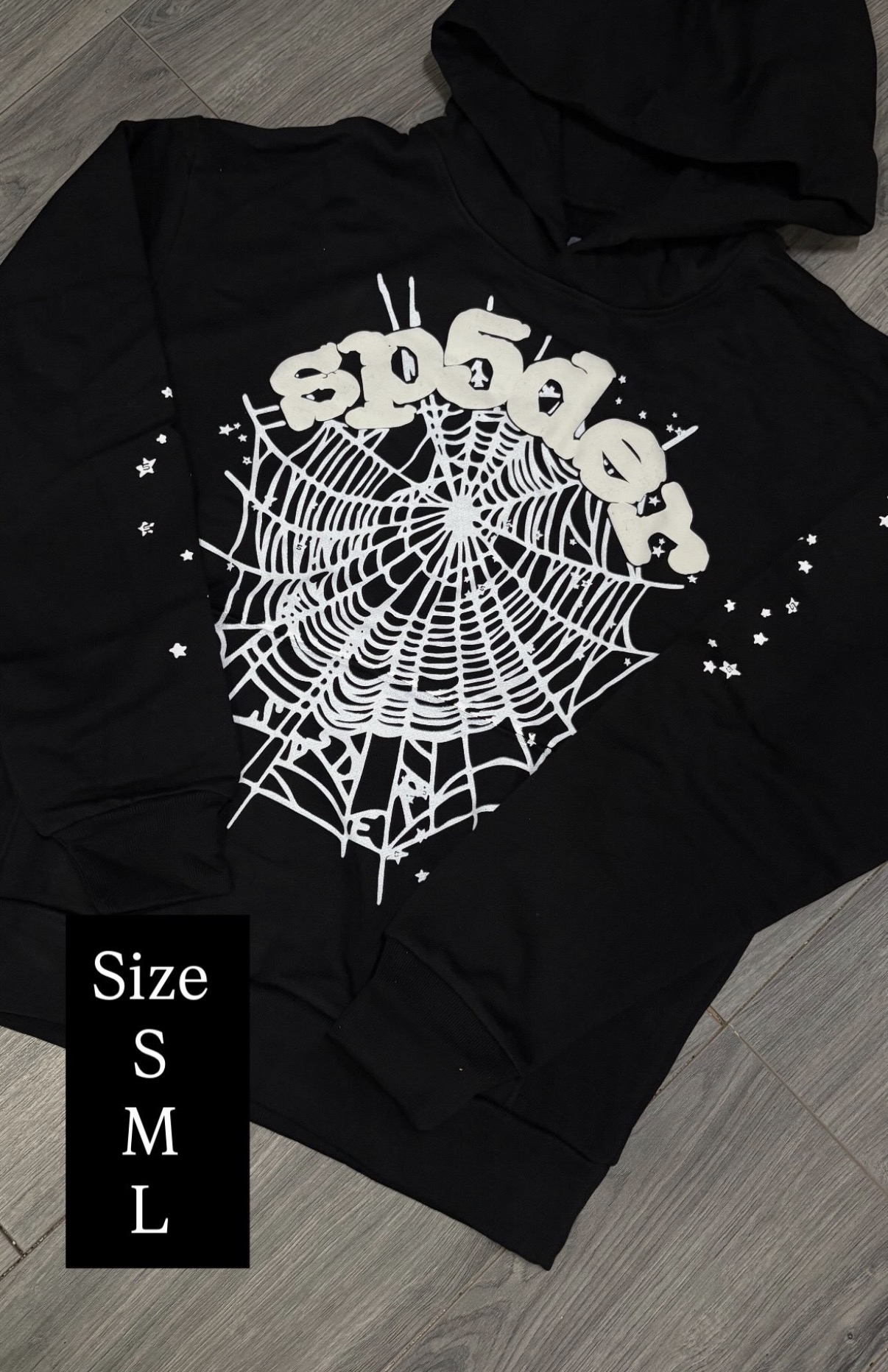 Web Hoodie — Black / White